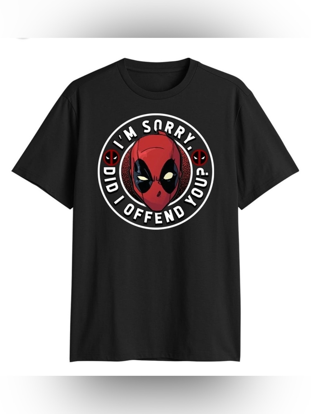 Deadpool Men’s & Big Men’s Sorry Not Sorry Graphic Tee Shirt